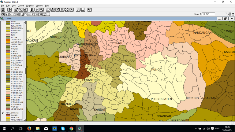 Jasa Digitasi atau updating data spasial